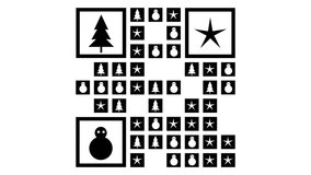 Christmas-Themed Animated QR Code Pattern with Festive Icons, Loops.
A dynamic, decorative QR-code–style animation featuring a randomized grid of Christmas symbols. - Powered by Shutterstock - Get 15% off with code: PIKWIZARD15