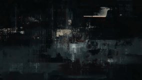 Glitch cyberpunk industrial grunge animated texture overlay background featuring stormy grey pixel corrosion, fractured interface layers, shifting digital scrape lines - Powered by Shutterstock - Get 15% off with code: PIKWIZARD15