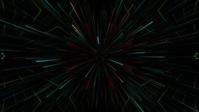 Dark radial lines with subtle neon streaks forming a starburst abstract motion pattern. - Powered by Shutterstock - Get 15% off with code: PIKWIZARD15