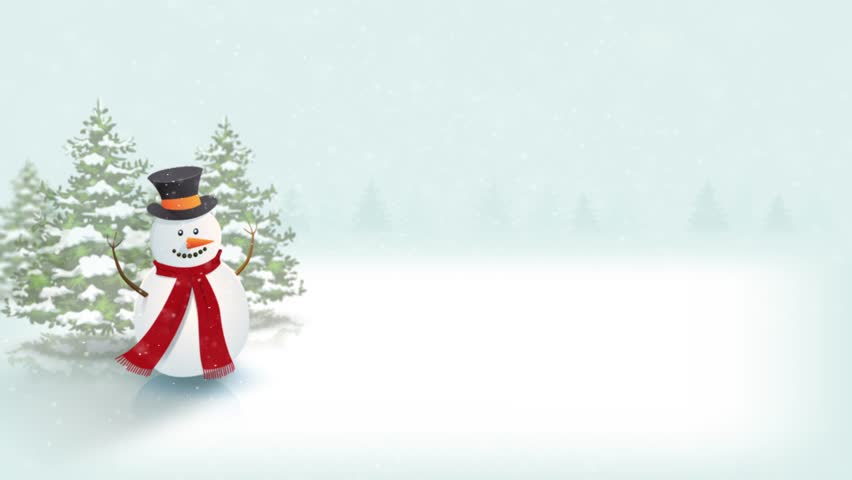 Merry Christmas And Happy New Year Background
Animation of a merry christmas and happy new year background with happy snowman standing in winter and snow falling and beautiful greetings and wishes ba