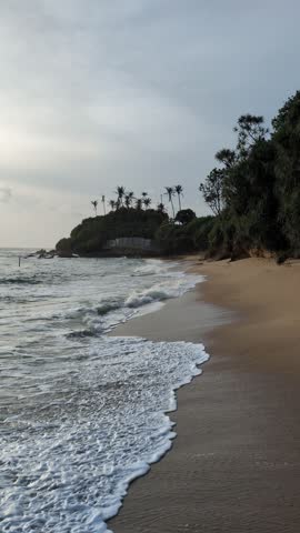 Heaven sunbeam tropics Sri Lanka peaceful secret paradise tropical beach ocean palm tree sand luxury reef seascape shoreline exotic untouched jungle no people