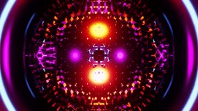 Snake eye VJ loop party disco ball blue and pink kaleidoscope - Powered by Shutterstock - Get 15% off with code: PIKWIZARD15