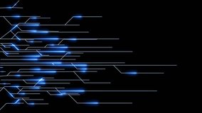 Neon Glowing circuit board lines animation. Abstract technology circuit board. Digital circuit board elements. Modern tech design. Motion graphic - Powered by Shutterstock - Get 15% off with code: PIKWIZARD15