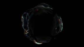 Surreal Glass Sphere Transformation Prism Rainbow Dispersion 3D Animation - Powered by Shutterstock - Get 15% off with code: PIKWIZARD15