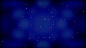 Digitally rendered video animation featuring a sparkling, stylized angel figure being drawn in the center of the frame by trailing white and golden light particles. Concept of Christmas. - Powered by Shutterstock - Get 15% off with code: PIKWIZARD15