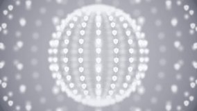 Cyber Security Shield Sphere Animation – Futuristic White Digital Protection Network Loop - Powered by Shutterstock - Get 15% off with code: PIKWIZARD15