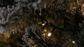 Christmas tree fairy lights switching on and off - Powered by Shutterstock - Get 15% off with code: PIKWIZARD15