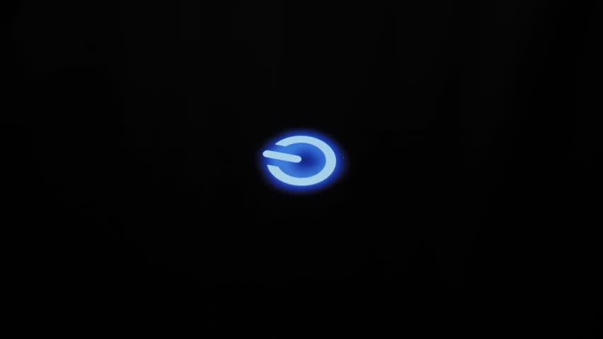 Human finger presses a touchscreen button, activating futuristic AI interface, highlighting technology, innovation, and digital interaction.