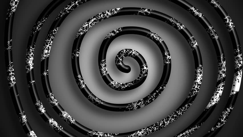 Textured 3D swirls creating dramatic futuristic geometric endless effect