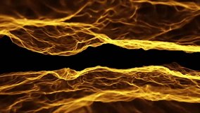 Abstract golden fire energy plasma wave seamless motion background loop - Powered by Shutterstock - Get 15% off with code: PIKWIZARD15