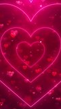 Pink valentine background with hearts love bokeh hearts and bokeh red 4k motion background, love and passion 14 February and anniversary design Heart love valentine day wedding anniversary - Powered by Shutterstock - Get 15% off with code: PIKWIZARD15