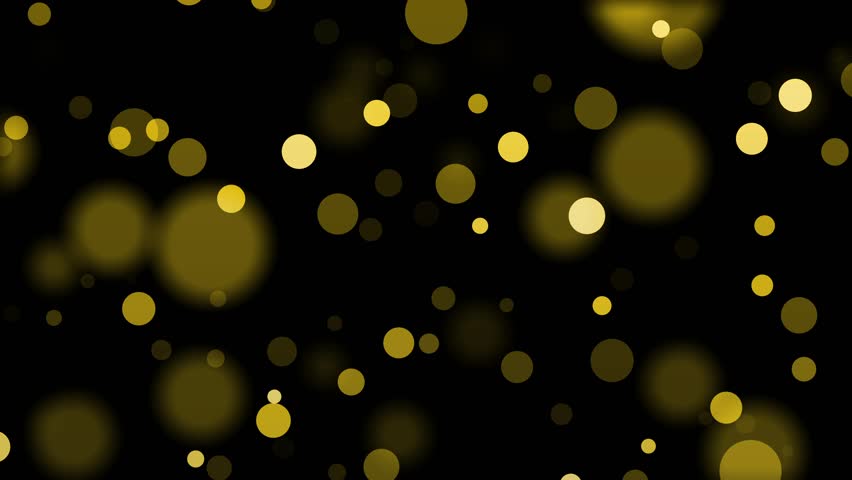 Abstract image of golden orbs, blurry against a dark background with light, ideal for graphic design projects or futuristic concepts. - Powered by Shutterstock - Get 15% off with code: PIKWIZARD15