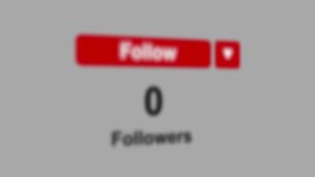 A 3D close up video showing an influencer's social media followers increasing to 10,000 followers. - Powered by Shutterstock - Get 15% off with code: PIKWIZARD15