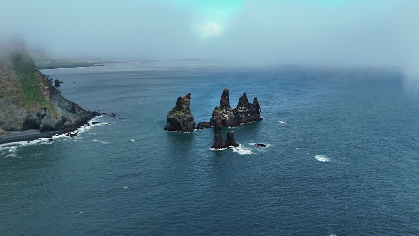 Rock Formations Rising from the Ocean