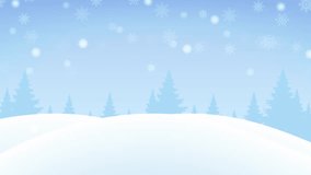 Merry Christmas animation with Santa sleigh. Snowy forest and festive typography in peaceful winter landscape. - Powered by Shutterstock - Get 15% off with code: PIKWIZARD15