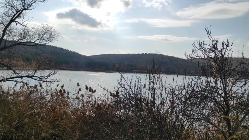 Peaceful views of Lake, capturing the serene water, surrounding nature, and tranquil atmosphere. Perfect for backgrounds, relaxation, or nature-themed projects. Shot in high quality to bring the