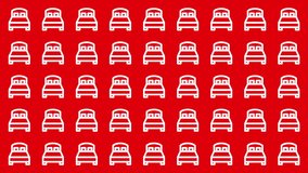 Red and white bed pattern backdrop suitable for bedding advertisements, hotel promotions, bedroom decor prints, and sleepthemed designs. - Powered by Shutterstock - Get 15% off with code: PIKWIZARD15