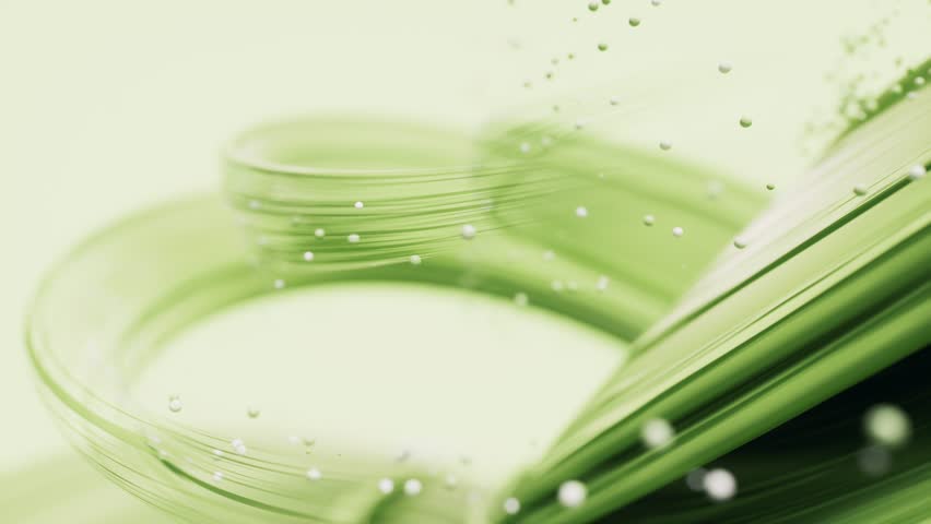 Flowing curves lines background, 3d rendering 4k