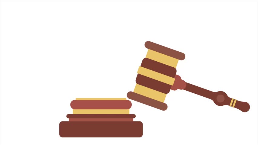 gavel judge hammer animated, auction hammer motion graphics