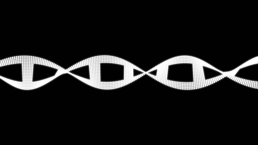 Rotating double helix dna model with red.Animated dna helix icon on blue screen background. DNA and molecules, scientific biotechnology, - Powered by Shutterstock - Get 15% off with code: PIKWIZARD15