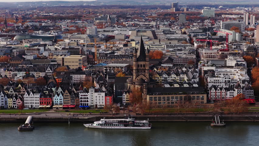 Aerial view of Cologne