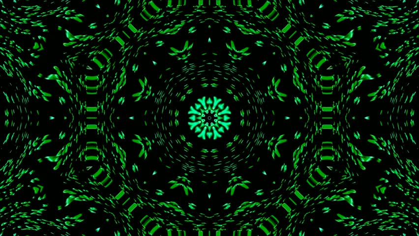 Digital Green Kaleidoscope Pattern Neon Lights Fractal Mandala Seamless Loop
A vibrant digital green kaleidoscope pattern with neon fractal details and intricate mandala symmetry - Powered by Shutterstock - Get 15% off with code: PIKWIZARD15