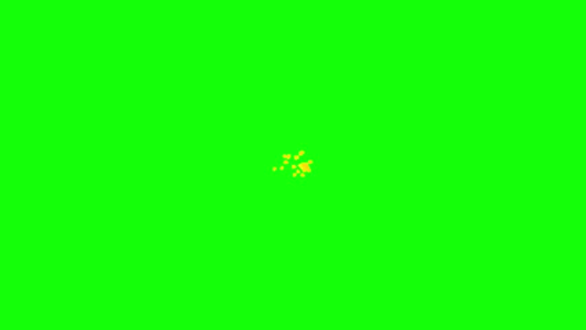 Green Screen Promo Title Pop Up Animation Motion Graphic with Chroma Key 4K Background UHD