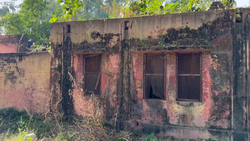 Old and red colour building