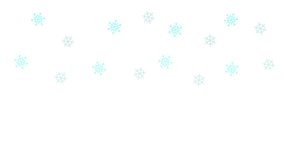 Falling snowflakes motion graphics with central copy space on white background. Concept of winter season atmosphere, happy holidays, snow background animation and xmas design elements. - Powered by Shutterstock - Get 15% off with code: PIKWIZARD15