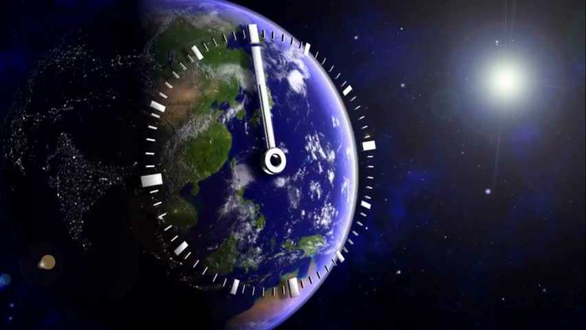 Rotating Earth with a digital clock overlay, blending global map visuals and modern time display in a sleek, futuristic style.
 - Powered by Shutterstock - Get 15% off with code: PIKWIZARD15