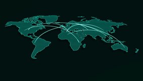 Global Data Transfer, World Map Connected Concept - Powered by Shutterstock - Get 15% off with code: PIKWIZARD15