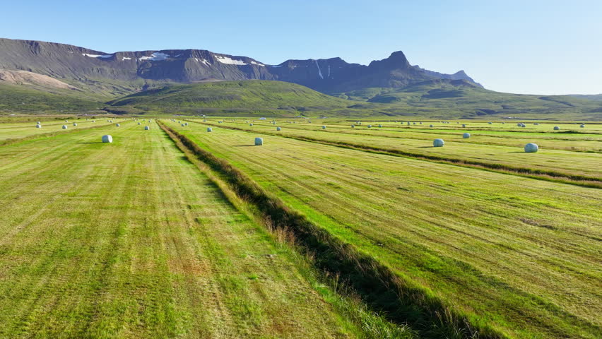 Icelandic Countryside, Extraordinary Landscapes of Iceland in Summer from a Drone