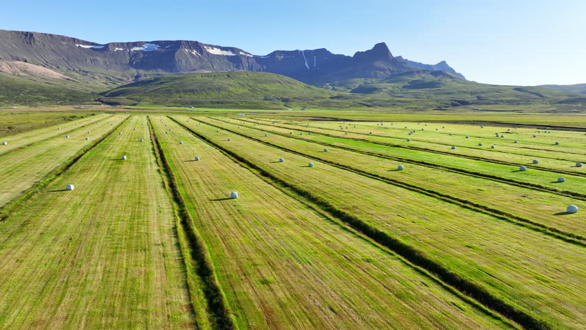 Icelandic Countryside, Extraordinary Landscapes of Iceland in Summer from a Drone