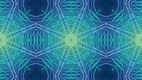 Neon blue cyan wireframe diamond shapes forming geometric kaleidoscope futuristic abstract motion. seamless looping 4k video background - Powered by Shutterstock - Get 15% off with code: PIKWIZARD15