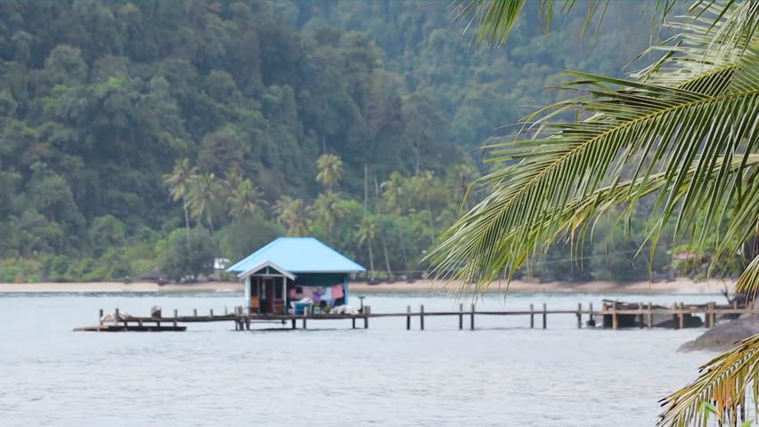 Small wooden fisherman