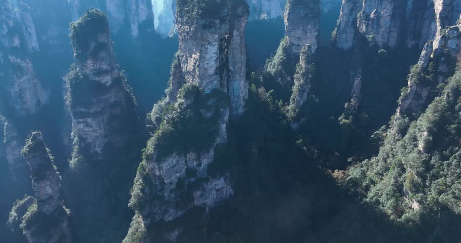  Beautiful landscape in Zhangjiajie National Forest Park, China