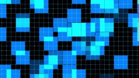 Fast-changing pixel patterns for user interface, games or science fiction. Colored blocks on a cybernetic grid. - Powered by Shutterstock - Get 15% off with code: PIKWIZARD15