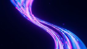 Big data light speed flow by double helix. DNA digital data stream of quantum computing. Cyberspace of neural network helix. Modern tech information transmission. - Powered by Shutterstock - Get 15% off with code: PIKWIZARD15