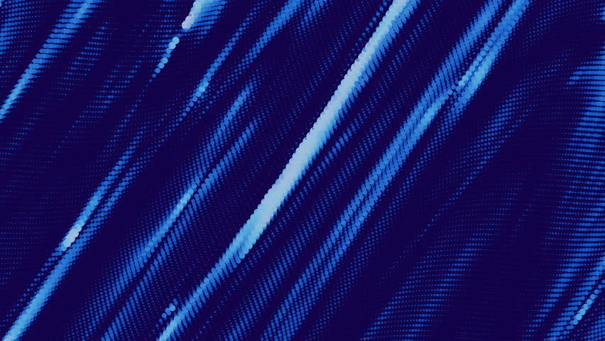 Abstract halftone fluid motion background. Scratched pop art wavy dynamic dotted flames.