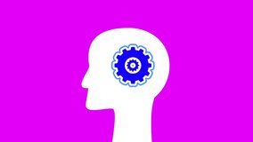 futuristic human profile merges brain and gear elements, glowing with networks of intelligence, creativity, and technology. This abstract illustration symbolizes innovation, cognition, automation, and - Powered by Shutterstock - Get 15% off with code: PIKWIZARD15