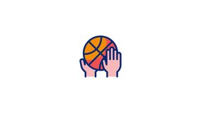 Basketball Animated Icon This video features a captivating animation of an icon designed to enhance your projects. - Powered by Shutterstock - Get 15% off with code: PIKWIZARD15
