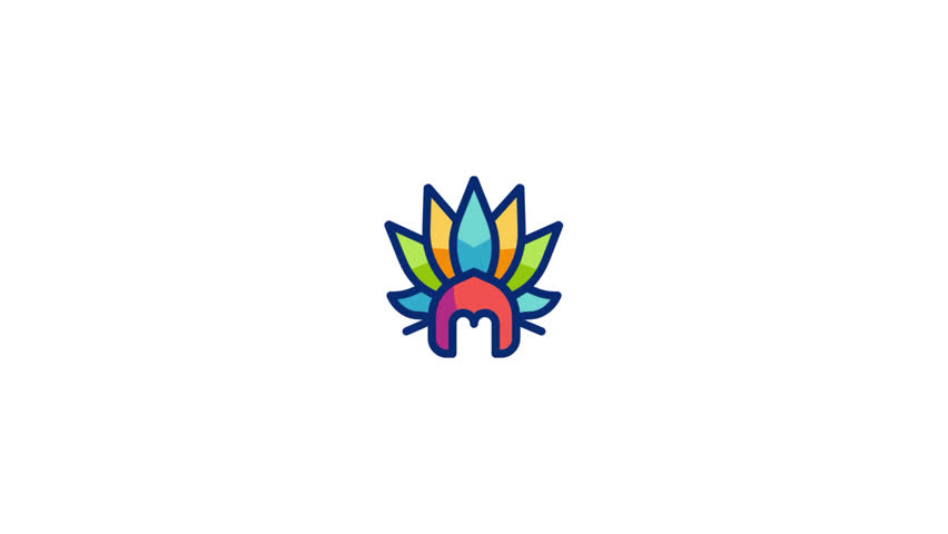 Headdress Animated Icon This video features a captivating animation of an icon designed to enhance your projects.