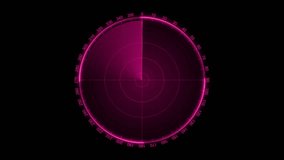 Digital pink radar screen display animation - Powered by Shutterstock - Get 15% off with code: PIKWIZARD15