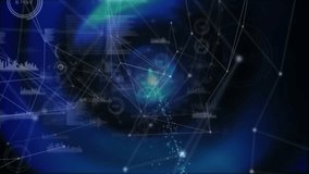 Small blue glow appearing, expanding, central spiral pulling particles inward, showing data flow. Vortex, neon, dots, mesh, hud, rings, bars - Powered by Shutterstock - Get 15% off with code: PIKWIZARD15