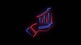 neon-style icon representing business analytics or data analysis. It is often used in materials related to traffic management, business analytics, and data science. - Powered by Shutterstock - Get 15% off with code: PIKWIZARD15