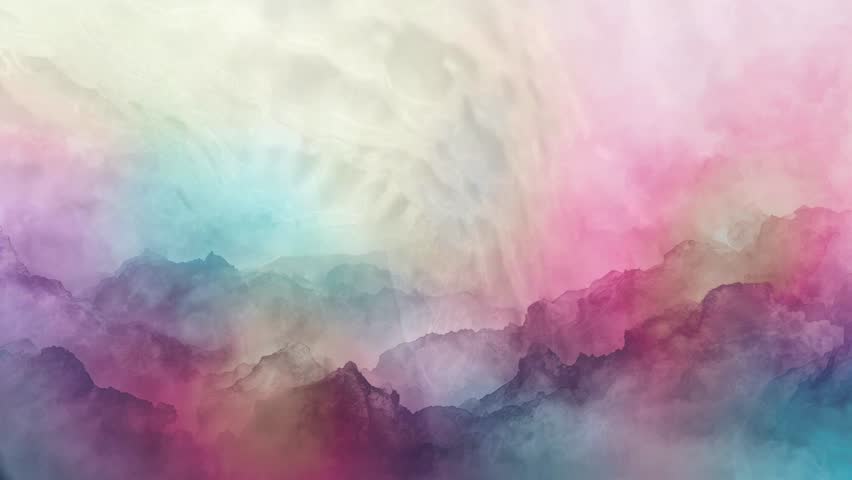 Number 50 Within Decorative Iconic Spin  Revealed Against Multicolor Abstract Colorful Art  - Furious Fluid Flow - Background 