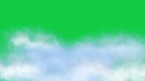 Animation plane flying over the clouds with green screen background. Moving forward through white smoke or foggy weather, smoky background animation green screen. - Powered by Shutterstock - Get 15% off with code: PIKWIZARD15