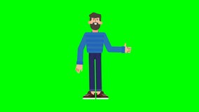 3D casual guy on green screen giving a confident thumbs up gesture, perfect for marketing, presentations, social media, and promotional digital content
 - Powered by Shutterstock - Get 15% off with code: PIKWIZARD15