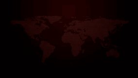 Animation depicting the COVID-19 pandemic spreading across the globe, illustrating virus transmission, global impact, and public health crisis visualization. - Powered by Shutterstock - Get 15% off with code: PIKWIZARD15