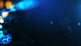 A rotating abstract DNA double helix with depth of field, highlighting molecular structure, genetic science, and futuristic biotechnology visuals. - Powered by Shutterstock - Get 15% off with code: PIKWIZARD15